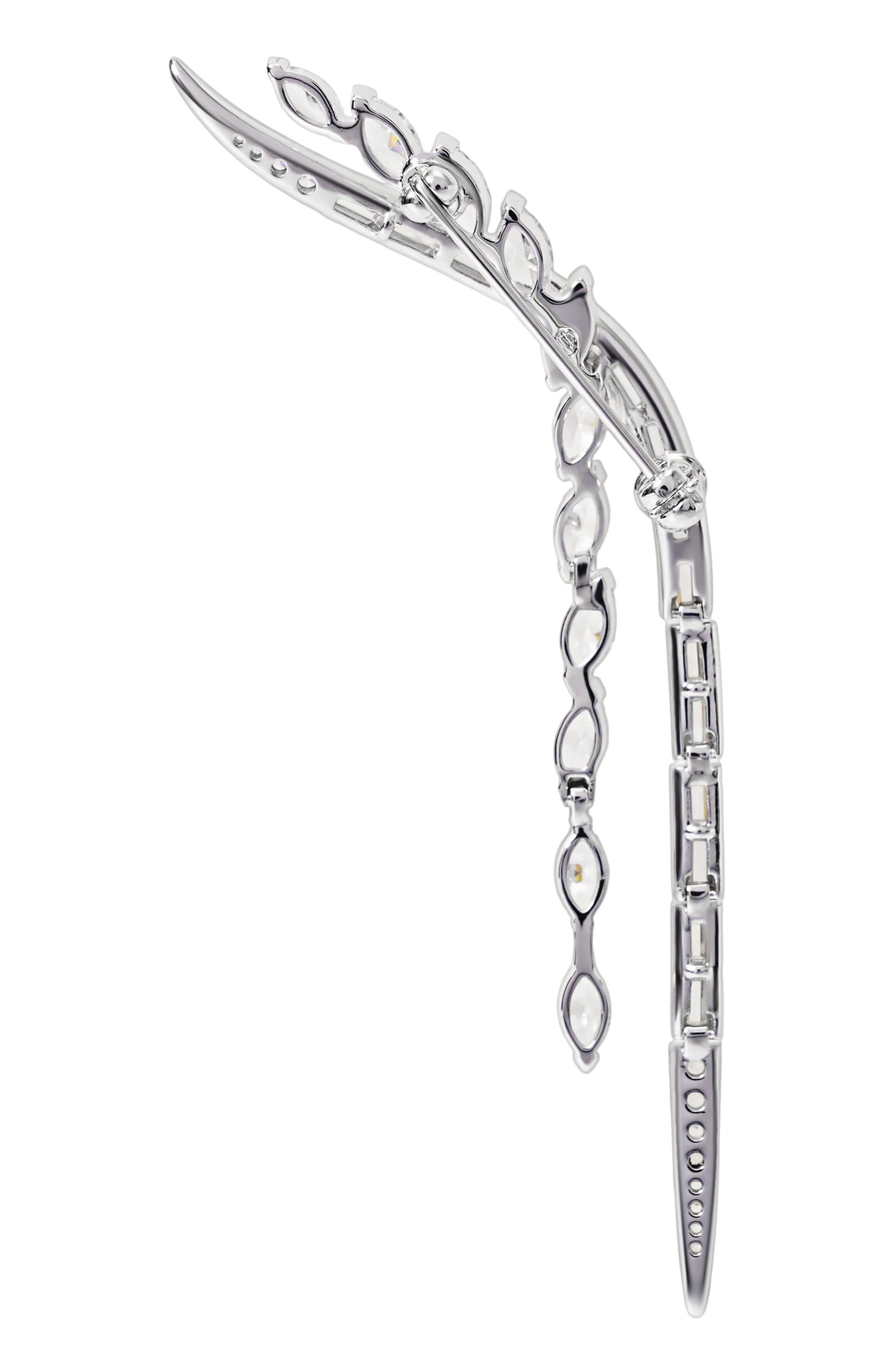 Брошь mesmera SWAROVSKI серебряного цвета по цене 24500 руб., арт. 5761004, фото 3 Брошь mesmera SWAROVSKI, арт. 5761004, фото 3