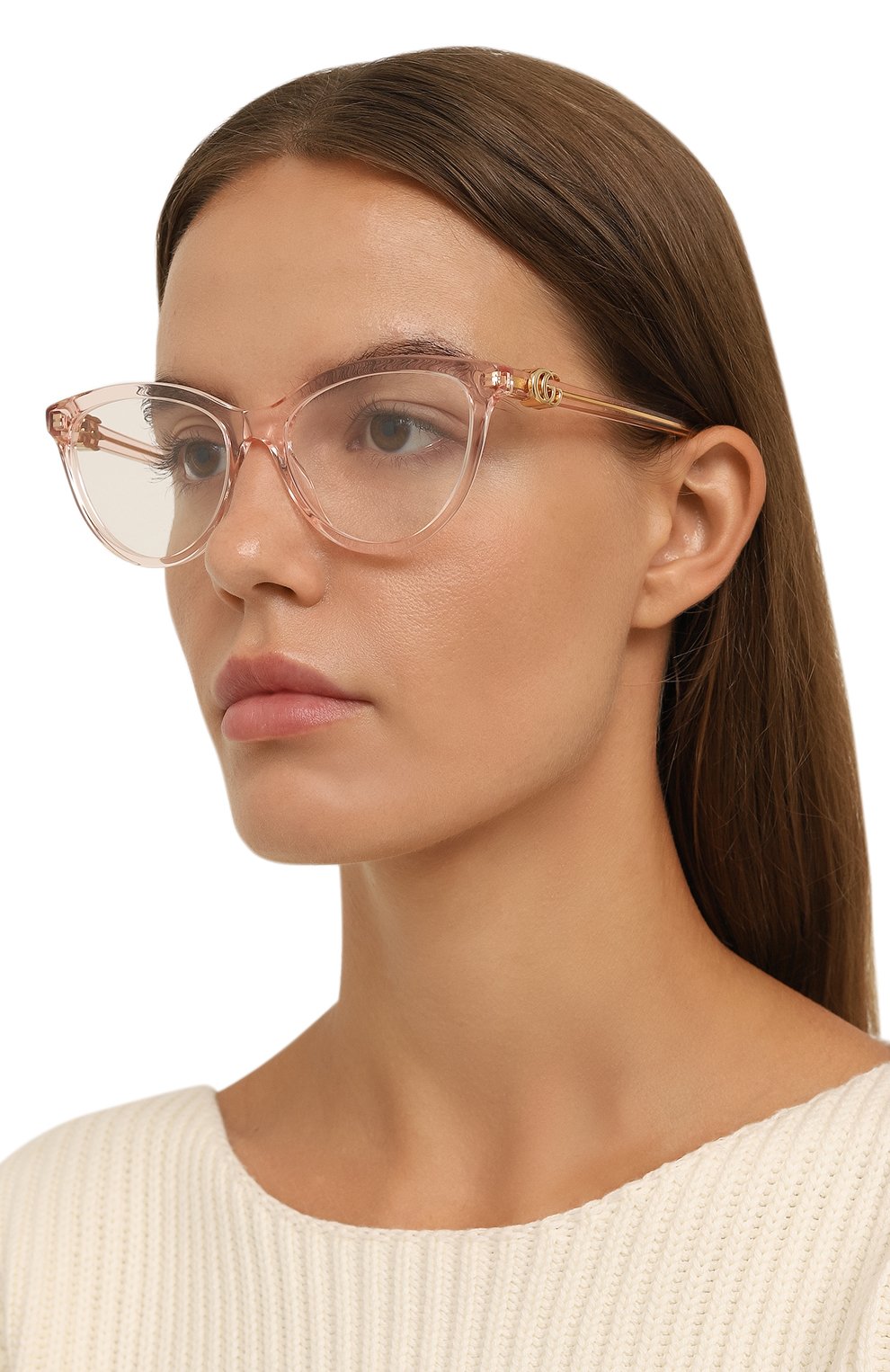 Оправа GUCCI бежевого цвета по цене 33400 руб., арт. GG1179 007, фото 2 Оправа GUCCI, арт. GG1179 007, фото 2