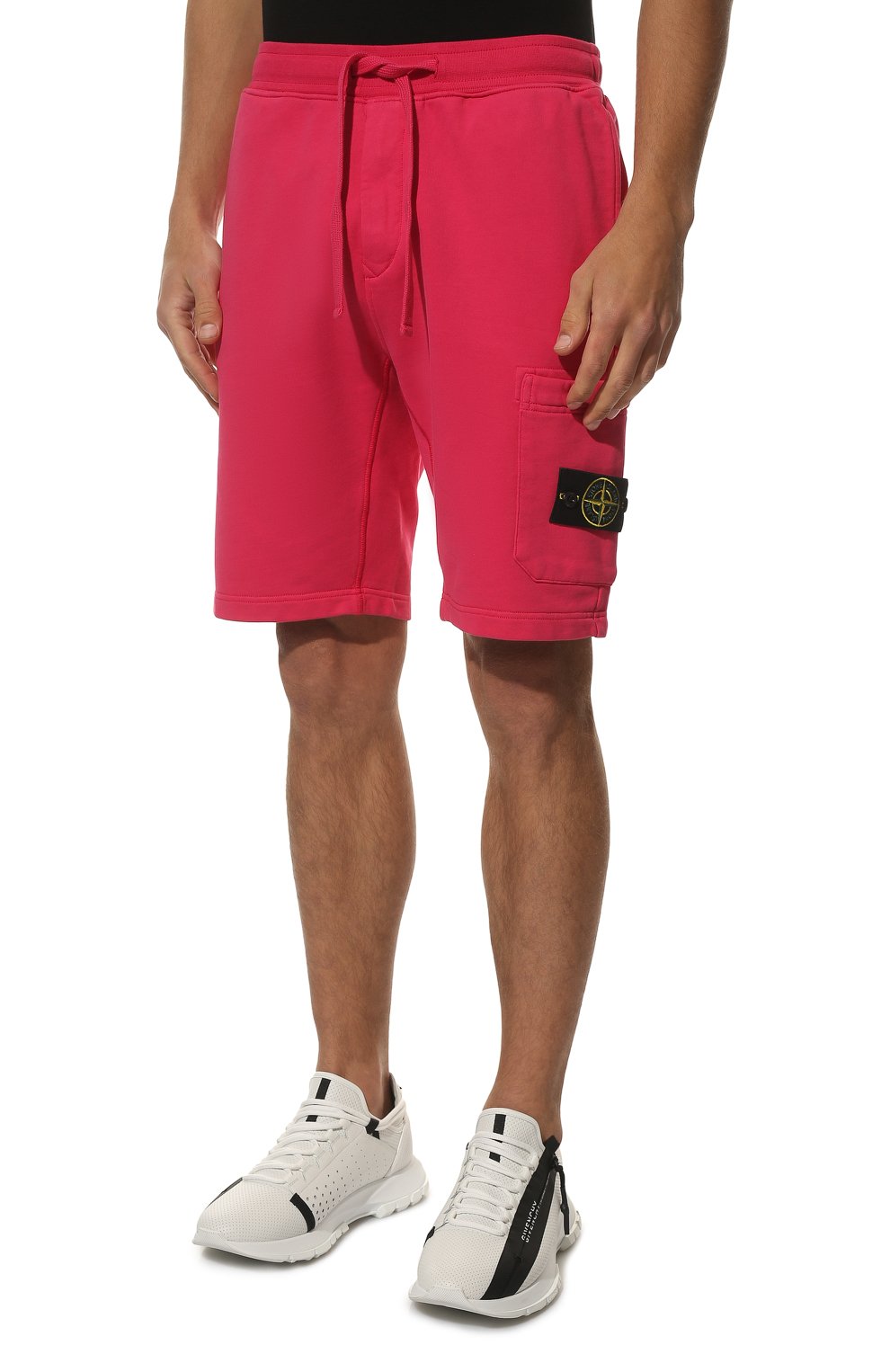 Хлопковые шорты STONE ISLAND, арт. 761564651, фото 3