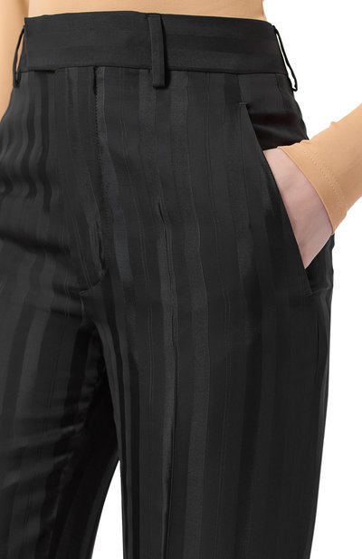 Брюки из вискозы ANN DEMEULEMEESTER черного цвета по цене 113000 руб., арт. B0011423/FA564, фото 5 Брюки из вискозы ANN DEMEULEMEESTER, арт. B0011423/FA564, фото 5