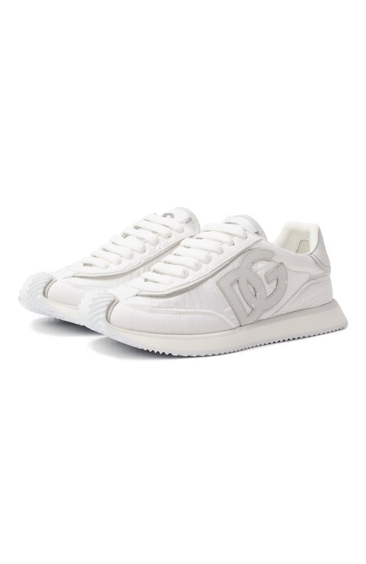 Текстильные кроссовки DG Cushion Dolce & Gabbana CK2288/AI904 Белый CK2288/AI904
