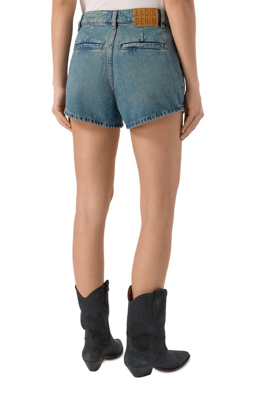 Джинсовые шорты Zadig and Voltaire WWBS01157 Голубой  WWBS01157 Фото 4
