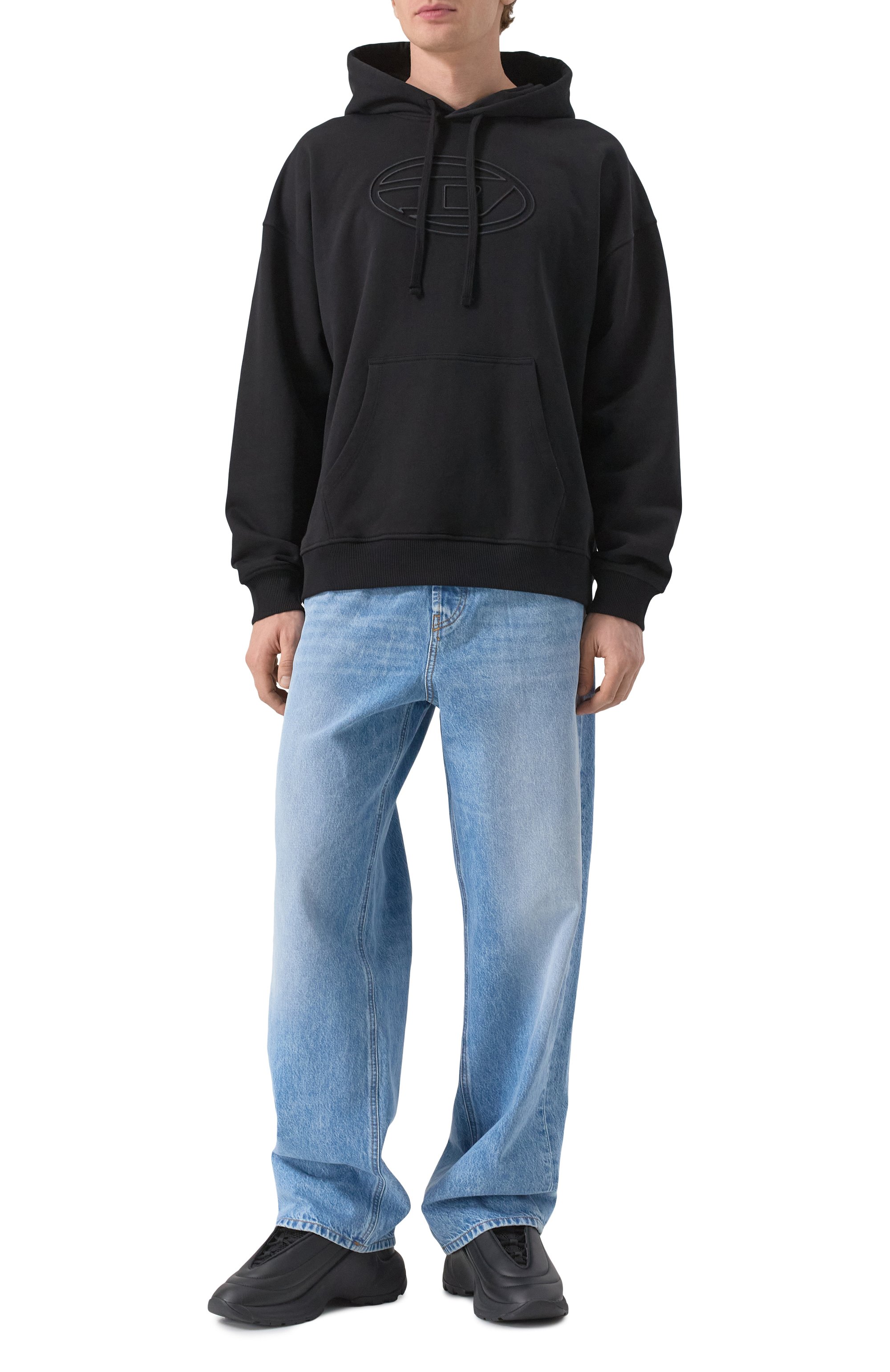 Хлопковое худи DIESEL, арт. A03791/0JYYJ, фото 2