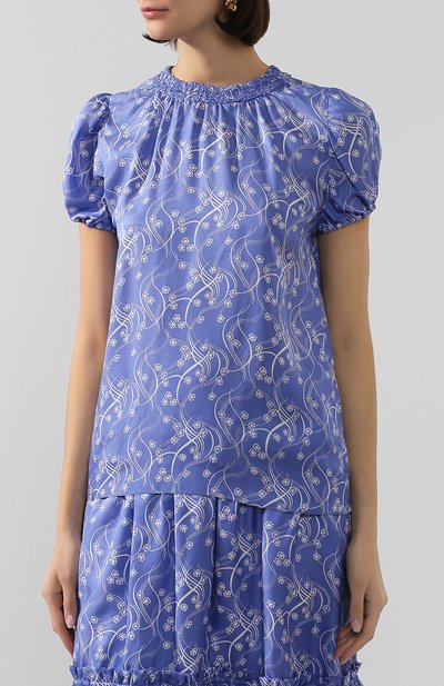 Топ из смеси вискозы и шелка KENZO, арт. FA52T0174521, фото 3