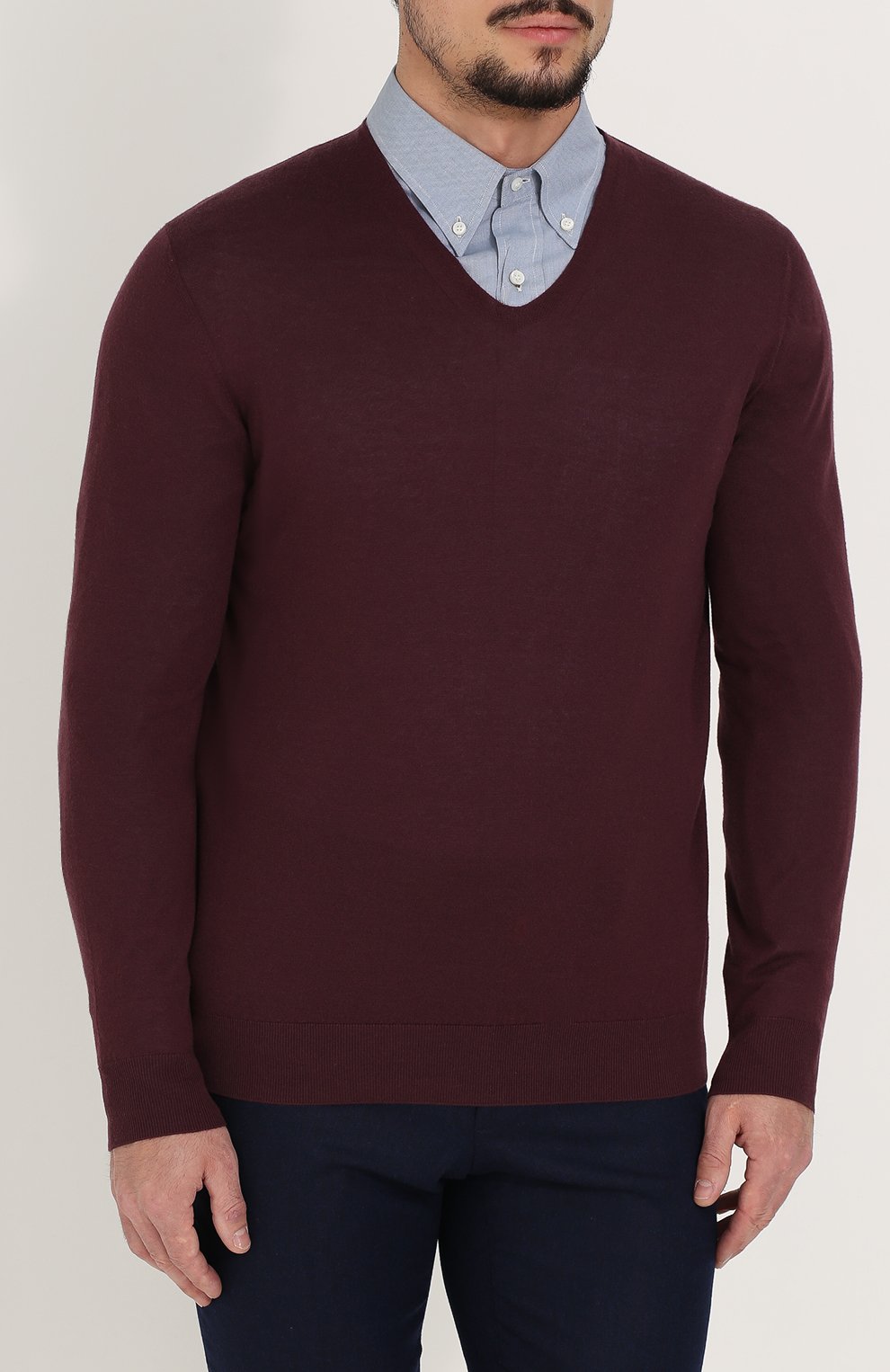 Кашемировый пуловер тонкой вязки LORO PIANA, арт. FAG1216, фото 3