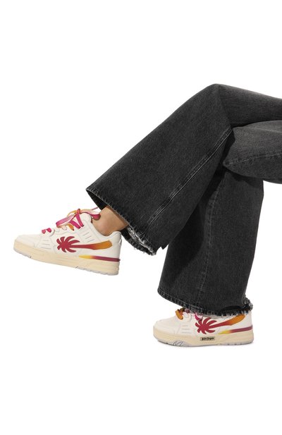 Кожаные кеды venice PALM ANGELS, арт. PWIA065F24LEA003, фото 3