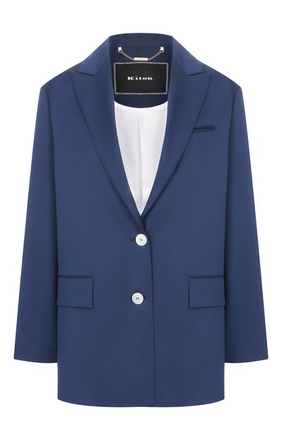 Женский шерстяной жакет KITON, арт. D53502K01024_001