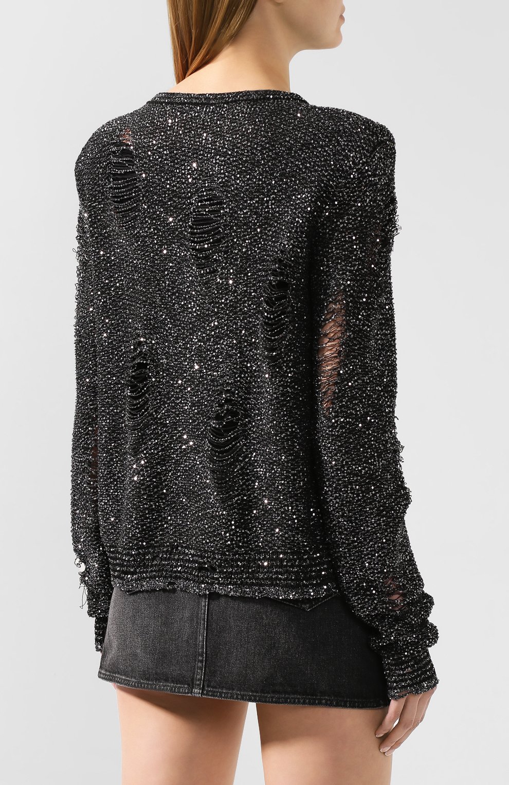 Кардиган BALMAIN черного цвета по цене 199500 руб., арт. TF17531/K019, фото 4 Кардиган BALMAIN, арт. TF17531/K019, фото 4