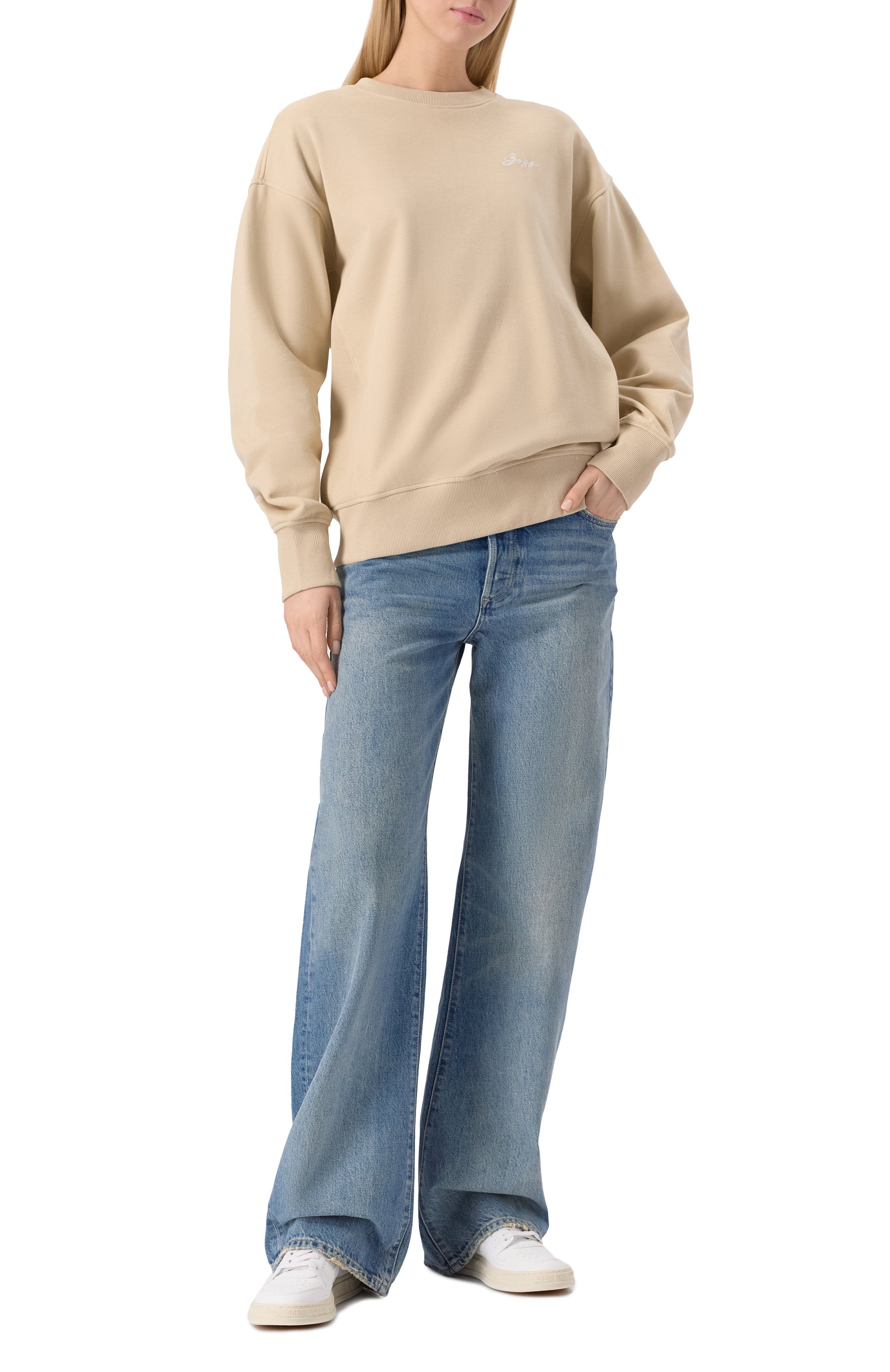 Хлопковый свитшот BOSS ORANGE, арт. 50540266, фото 2