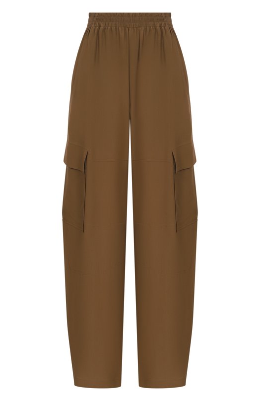 Шелковые брюки-карго Petar Petrov S26TP11 Хаки S26TP11