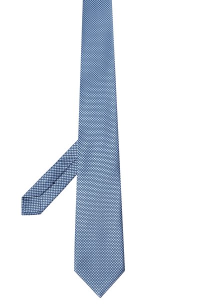 Шелковый галстук STEFANO RICCI голубого цвета по цене 34300 руб., арт. CCXL/56014, фото 3 Шелковый галстук STEFANO RICCI, арт. CCXL/56014, фото 3