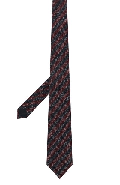Шелковый галстук ZEGNA бордового цвета по цене 21400 руб., арт. Z2D25T/1UM, фото 3 Шелковый галстук ZEGNA, арт. Z2D25T/1UM, фото 3