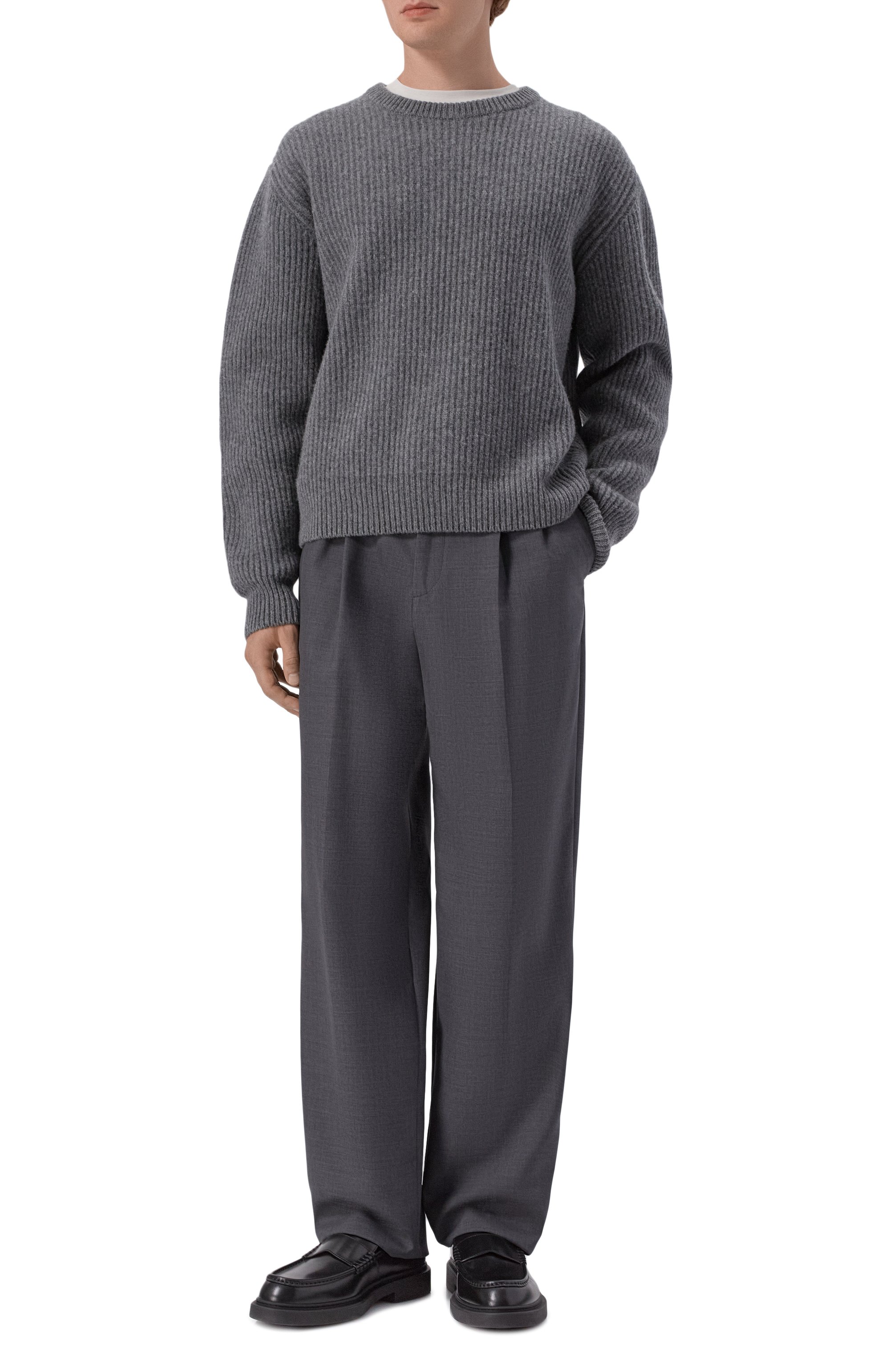 Шерстяные брюки JIL SANDER, арт. J22KA0385/J40249, фото 2