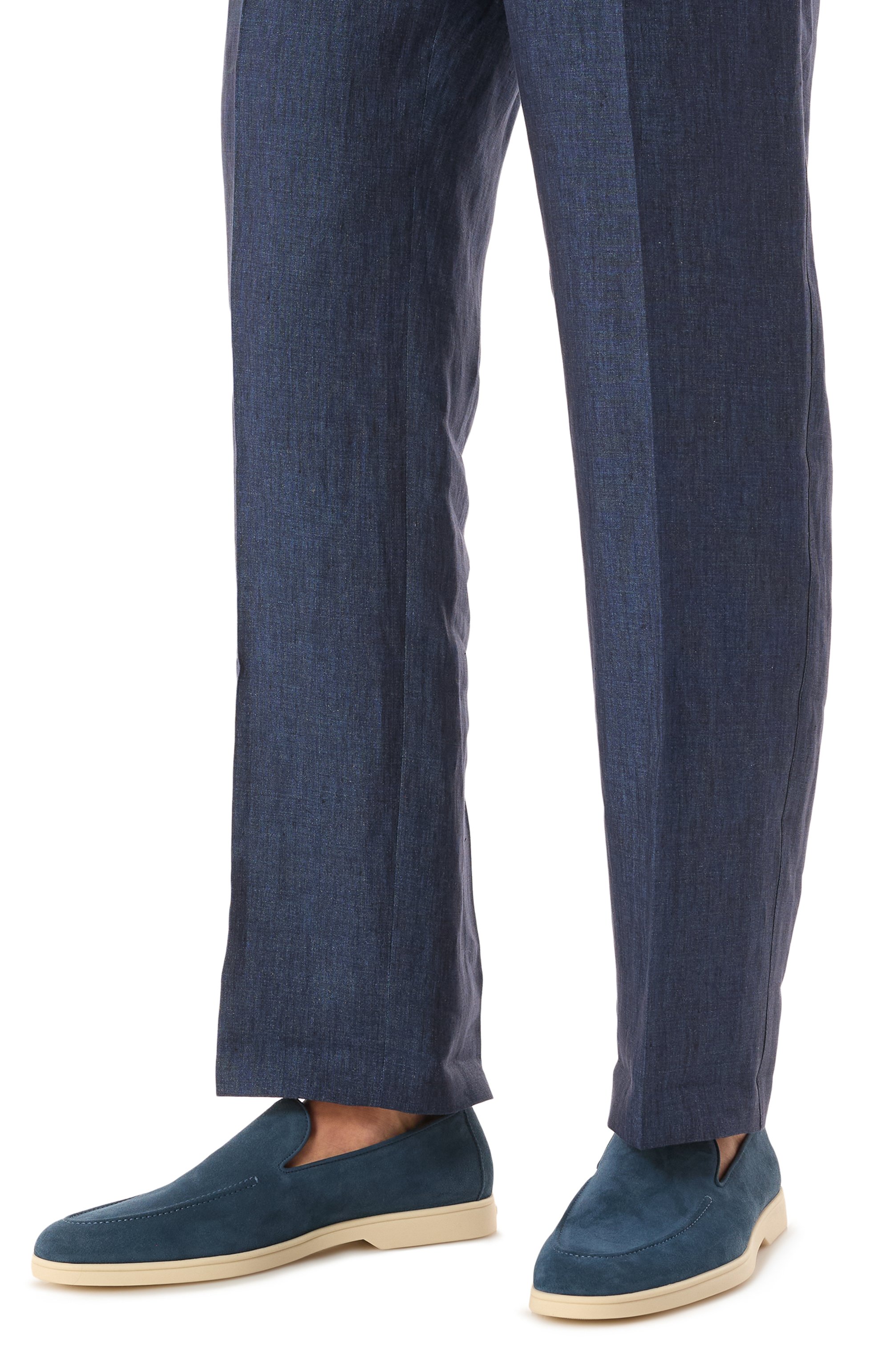 Замшевые лоферы DOUCAL'S, арт. DU3413NWMAUY009G, фото 3