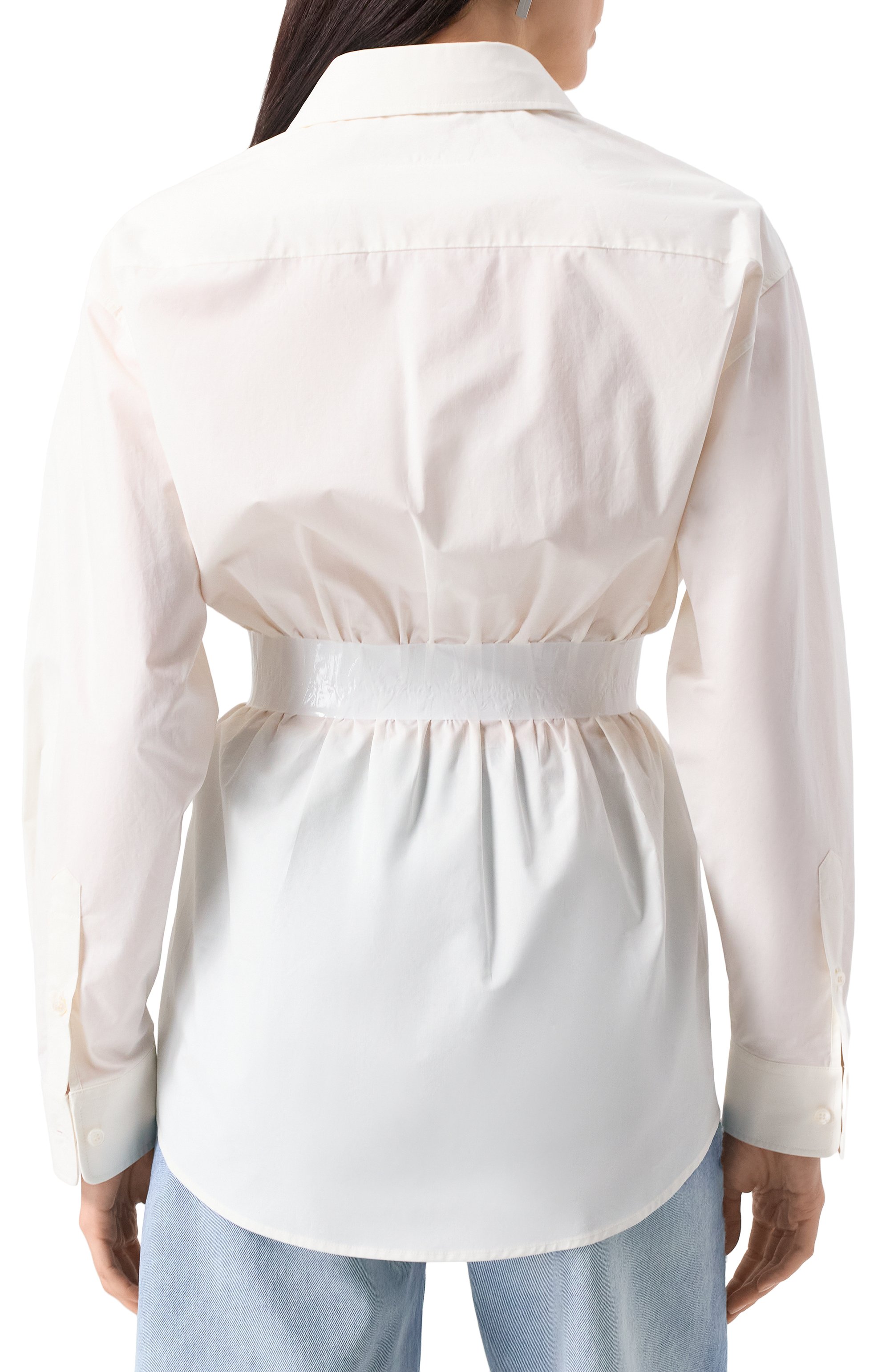 Хлопковая рубашка MM6, арт. S52DT0045/M35256, фото 4