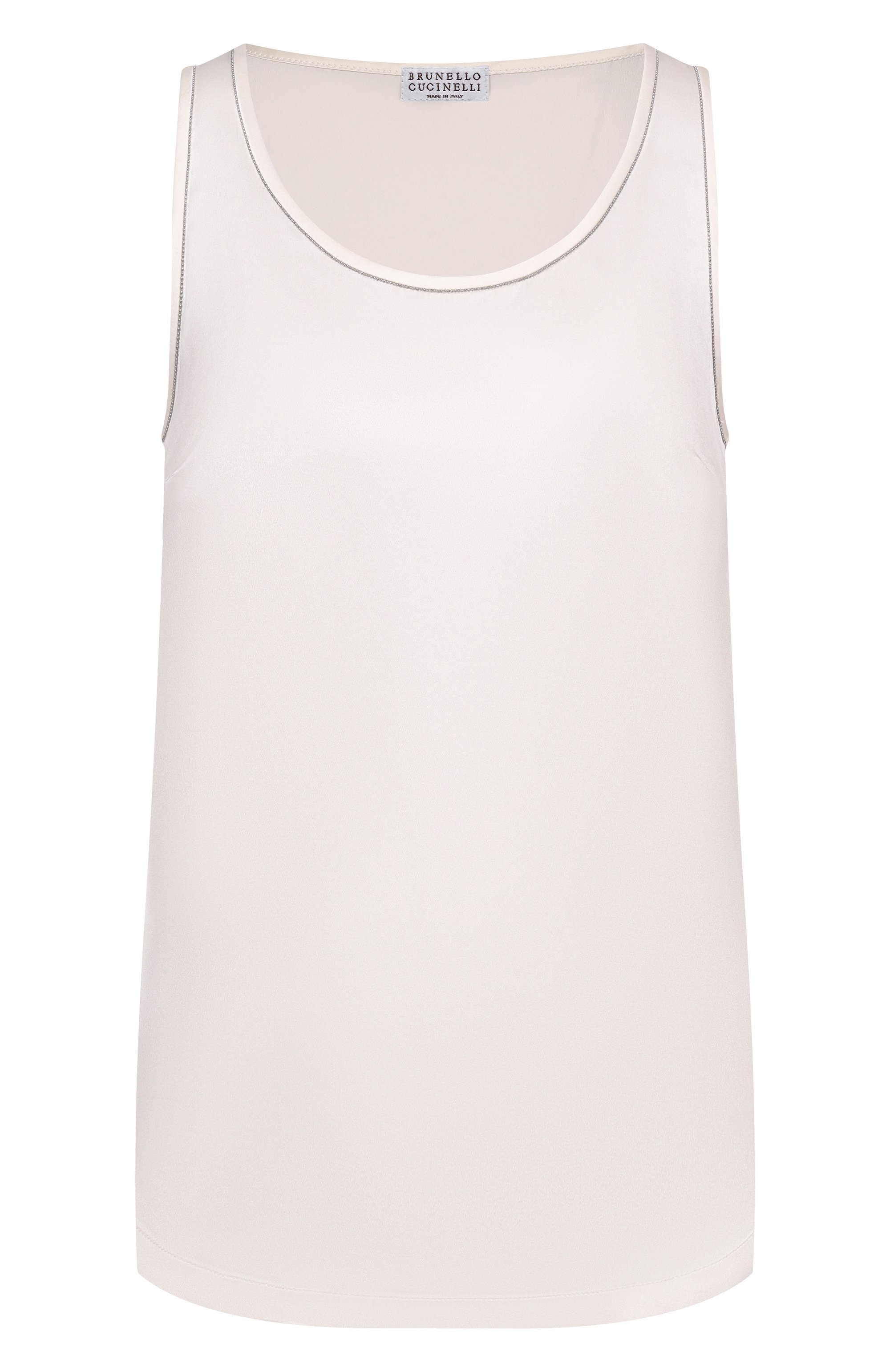 Атласный топ BRUNELLO CUCINELLI, арт. M0C59DE330, фото 1