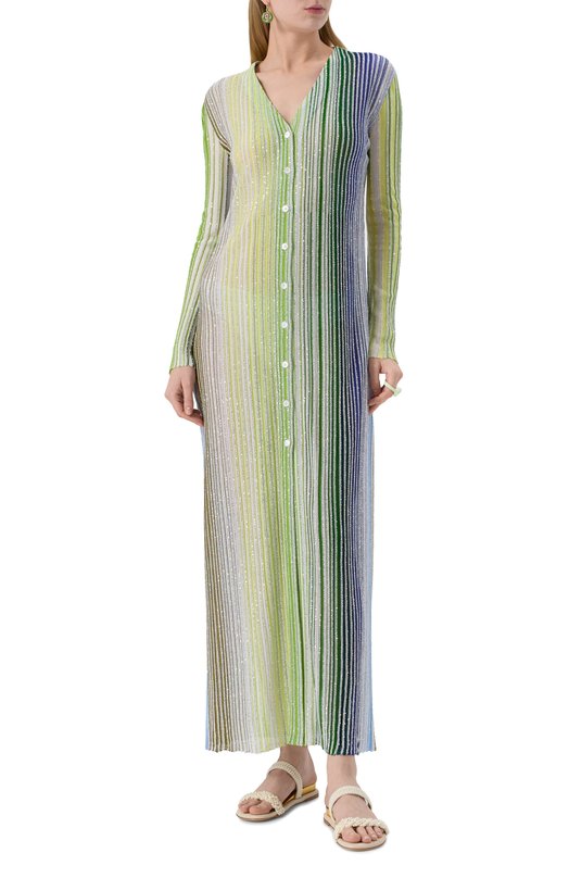 Платье из вискозы Missoni DS25SM0D/BK042D Разноцветный  DS25SM0D/BK042D Фото 2