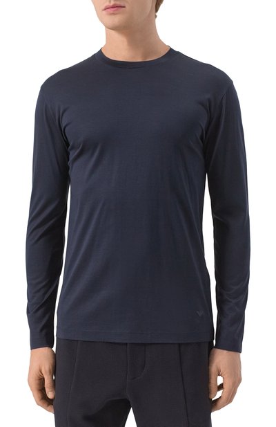 Лонгслив из лиоцелла и хлопка EMPORIO ARMANI, арт. 8N1TE9/1JUVZ, фото 3