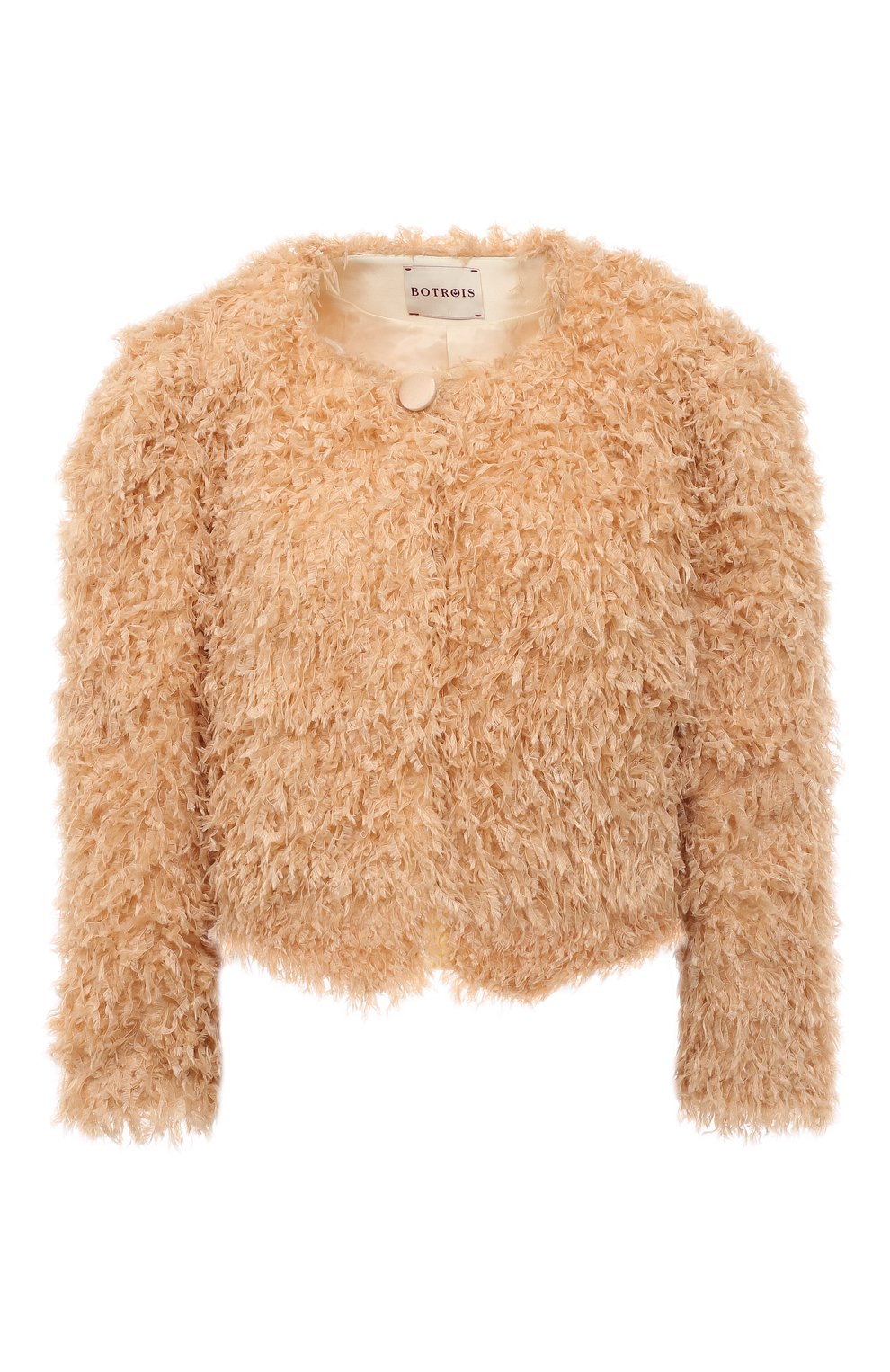 Жакет из вискозы BOTROIS бежевого цвета по цене 22900 руб., арт. SKU023110703, фото 1 Жакет из вискозы BOTROIS, арт. SKU023110703, фото 1