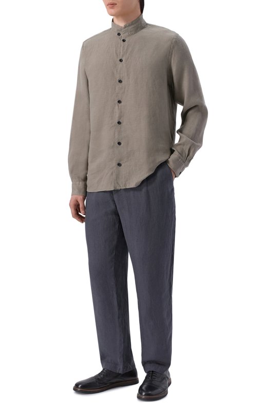 Льняные брюки Hannes Roether PA21DRE.602 Серый  PA21DRE.602 Фото 2