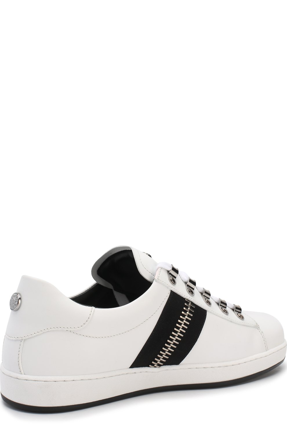 Кожаные кеды eric на шнуровке BALMAIN, арт. W8HC339/PTCF, фото 4