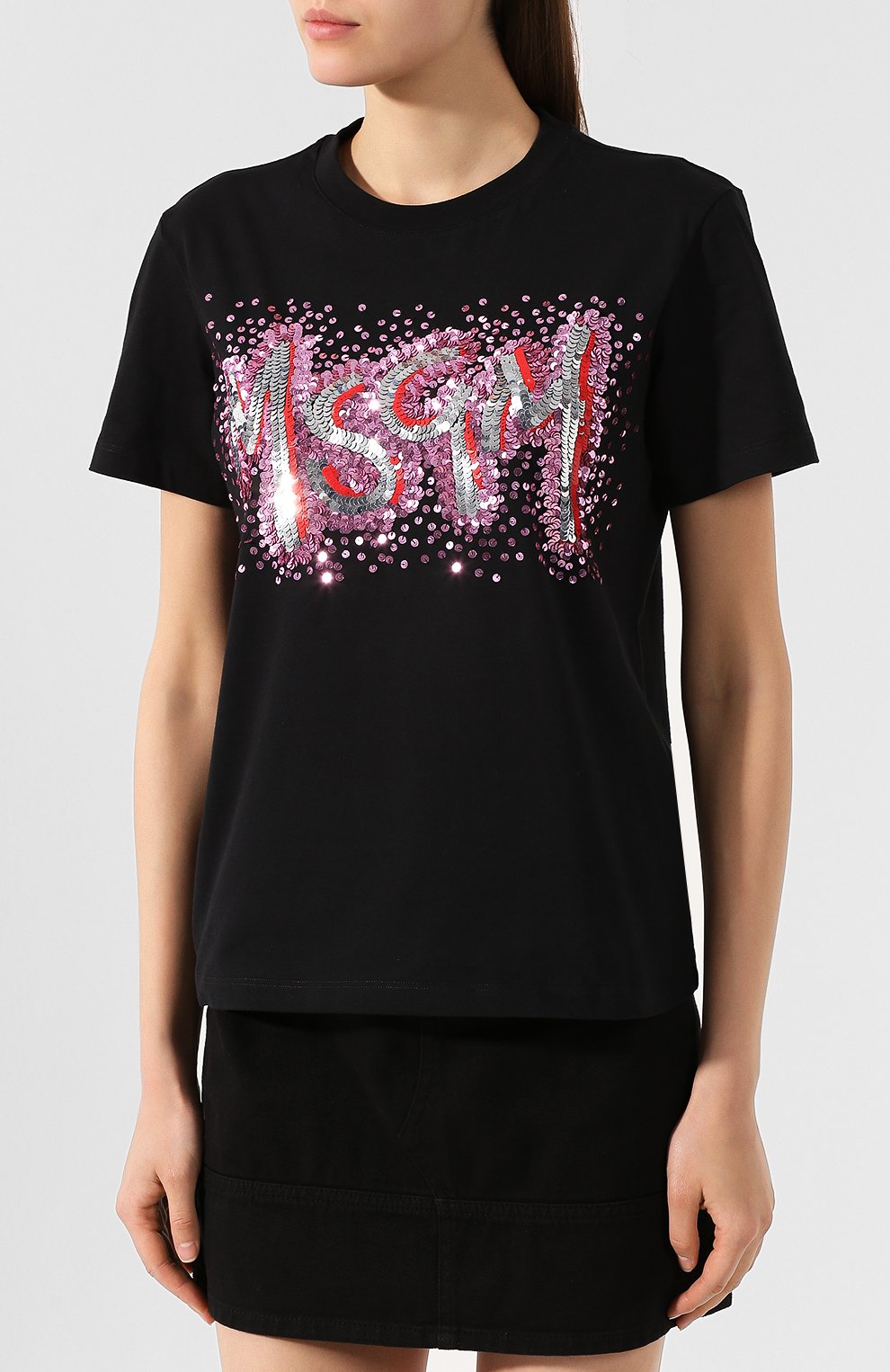 Хлопковая футболка MSGM, арт. 2743MDM64 195797, фото 3