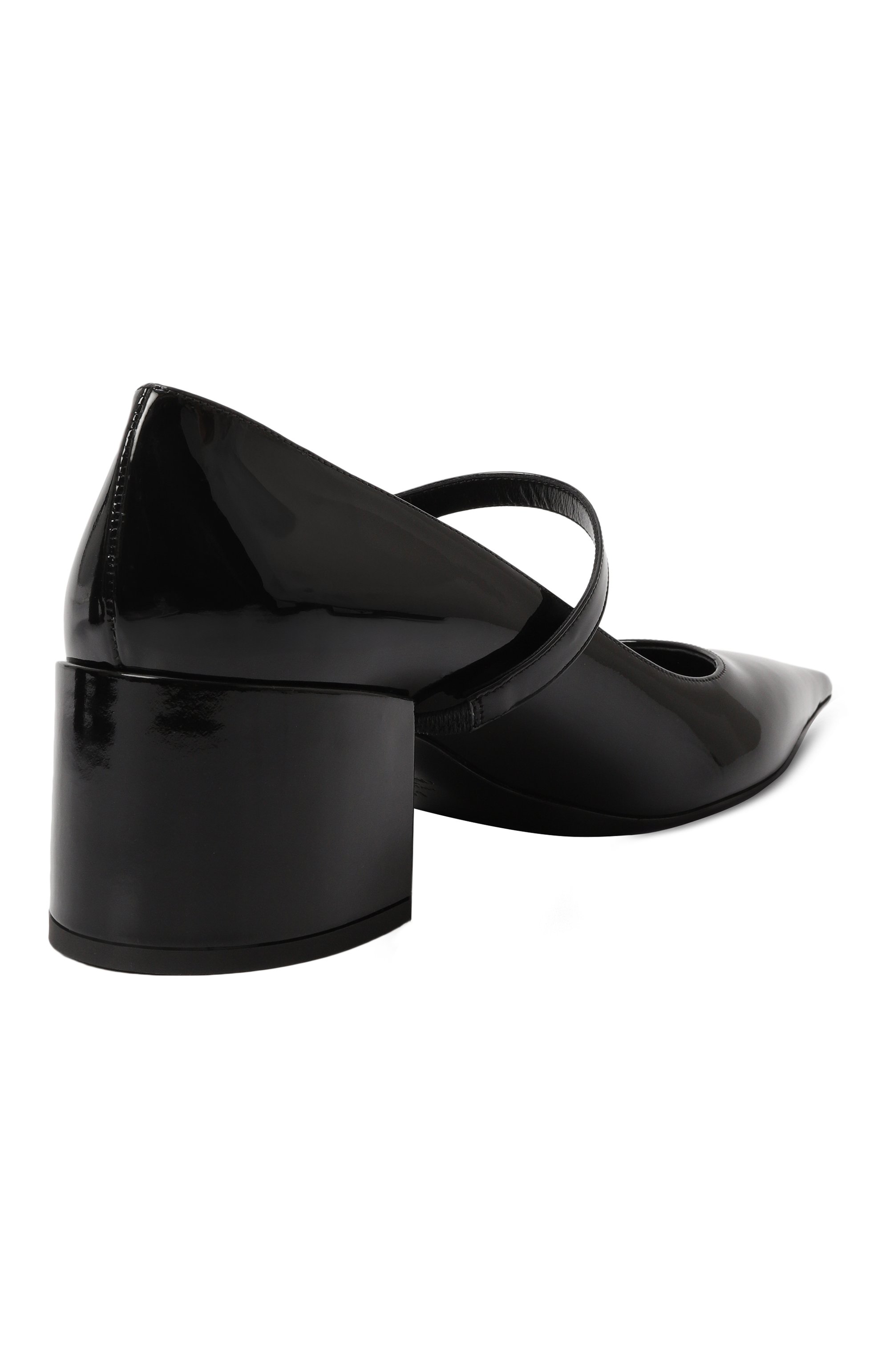 Кожаные туфли vlogo VALENTINO черного цвета по цене 120500 руб., арт. 5W0S0KV6/XFV, фото 5 Кожаные туфли vlogo VALENTINO, арт. 5W0S0KV6/XFV, фото 5