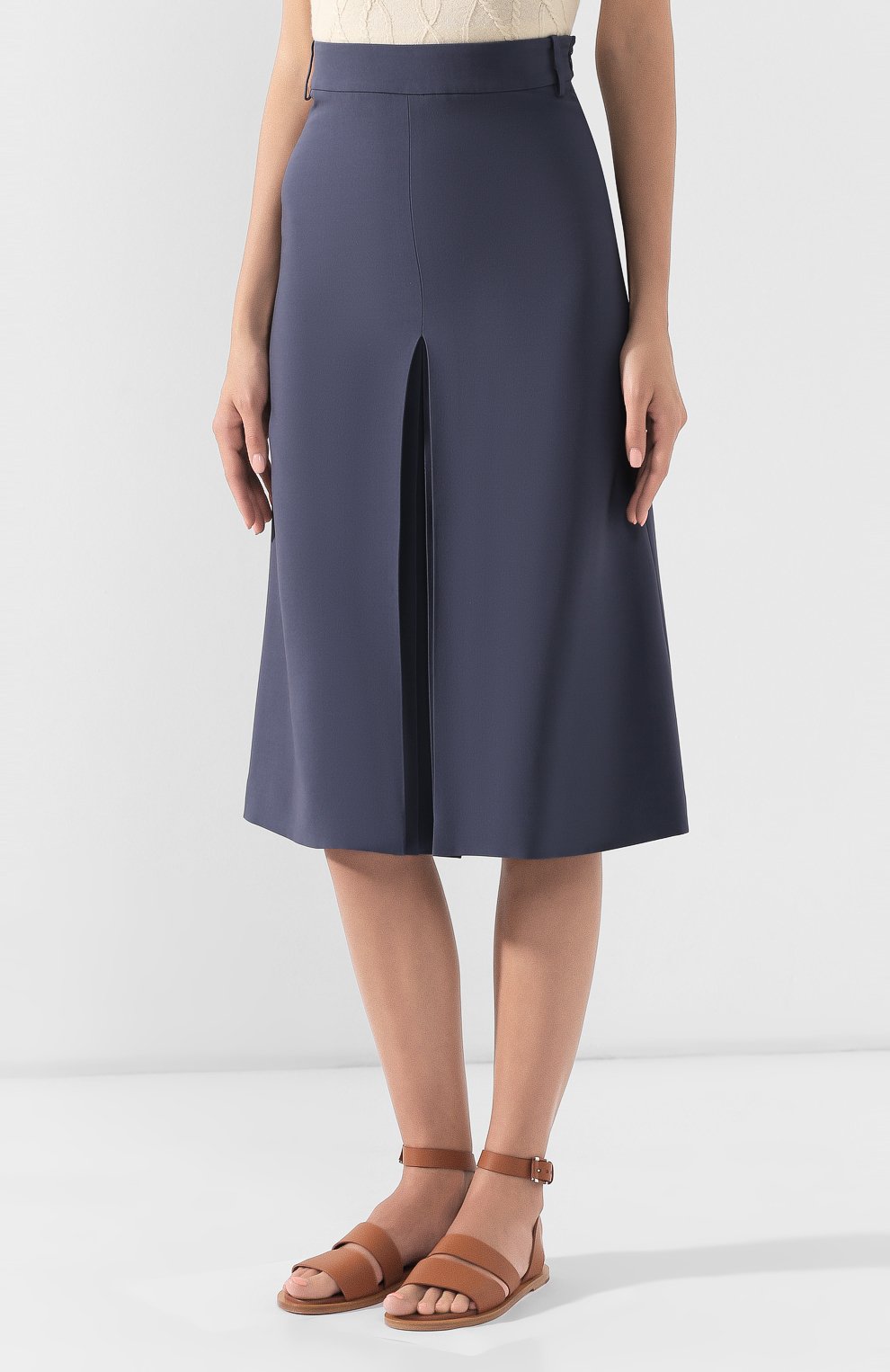 Юбка из смеси шелка и шерсти LORO PIANA, арт. FAI7908, фото 3