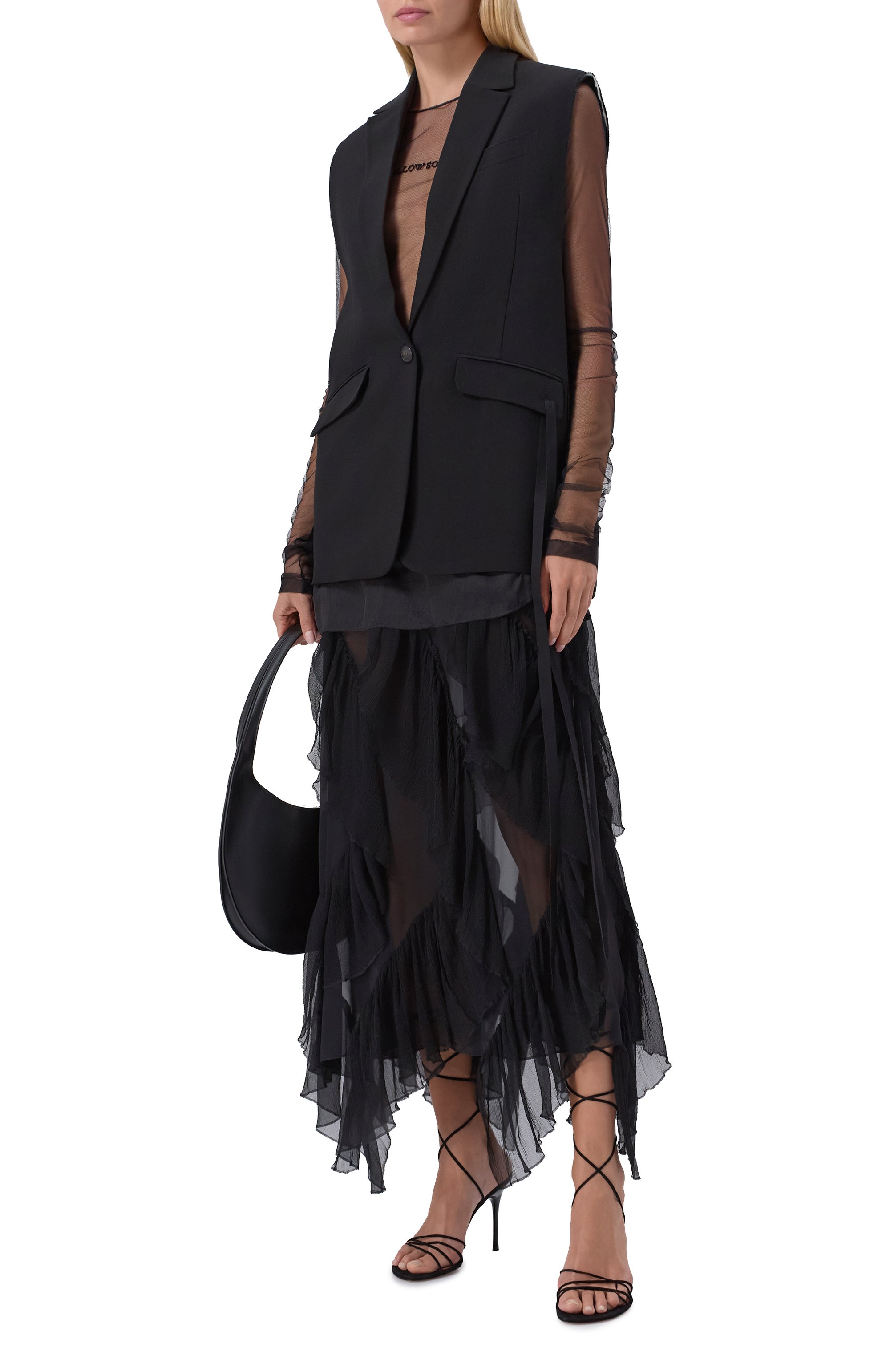 Жилет из шерсти и лиоцелла ISABEL BENENATO, арт. DW620S26, фото 2