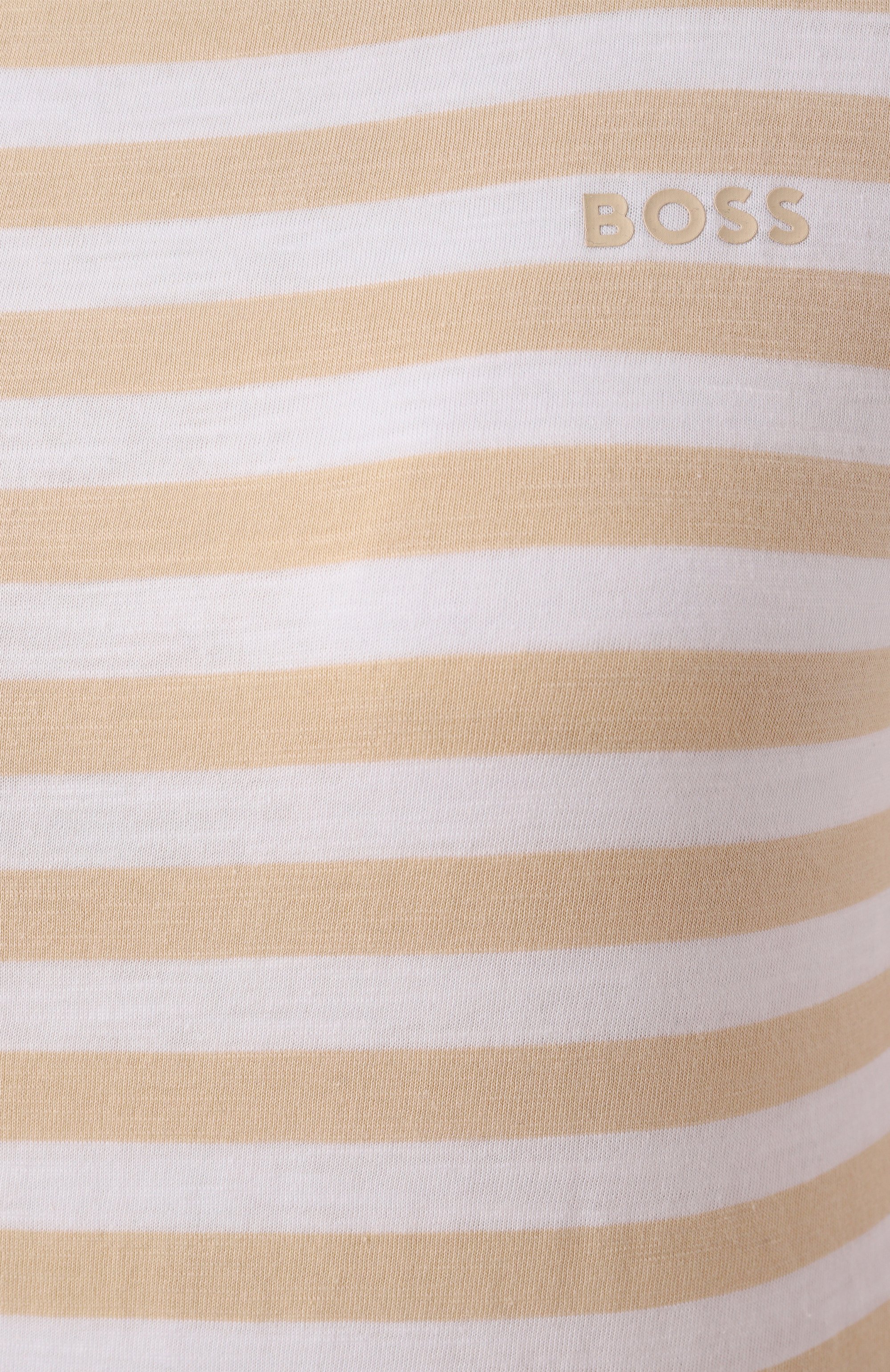 Хлопковая футболка BOSS ORANGE бежевого цвета по цене 7195 руб., арт. 50504192, фото 6 Хлопковая футболка BOSS ORANGE, арт. 50504192, фото 6