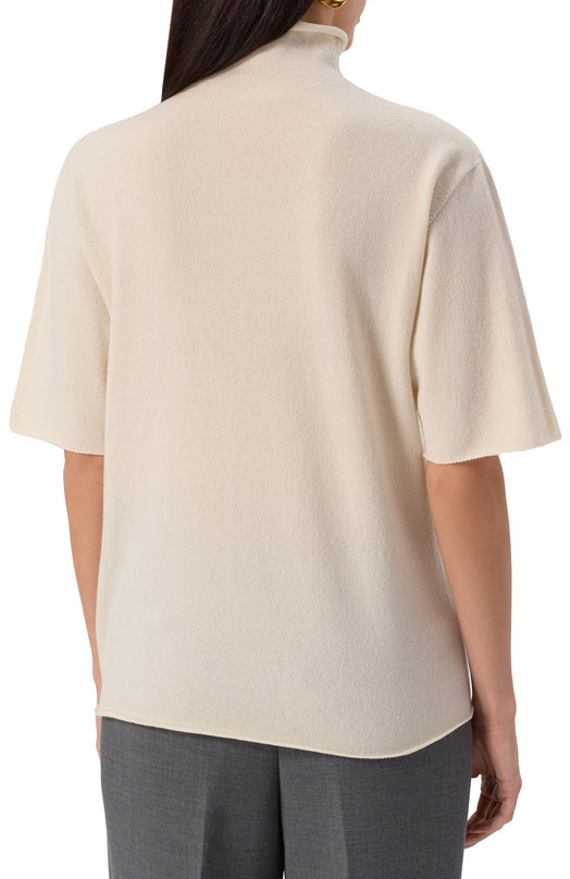 Кашемировая водолазка Jil Sander J40GP0001/J13204 Кремовый  J40GP0001/J13204 Фото 4