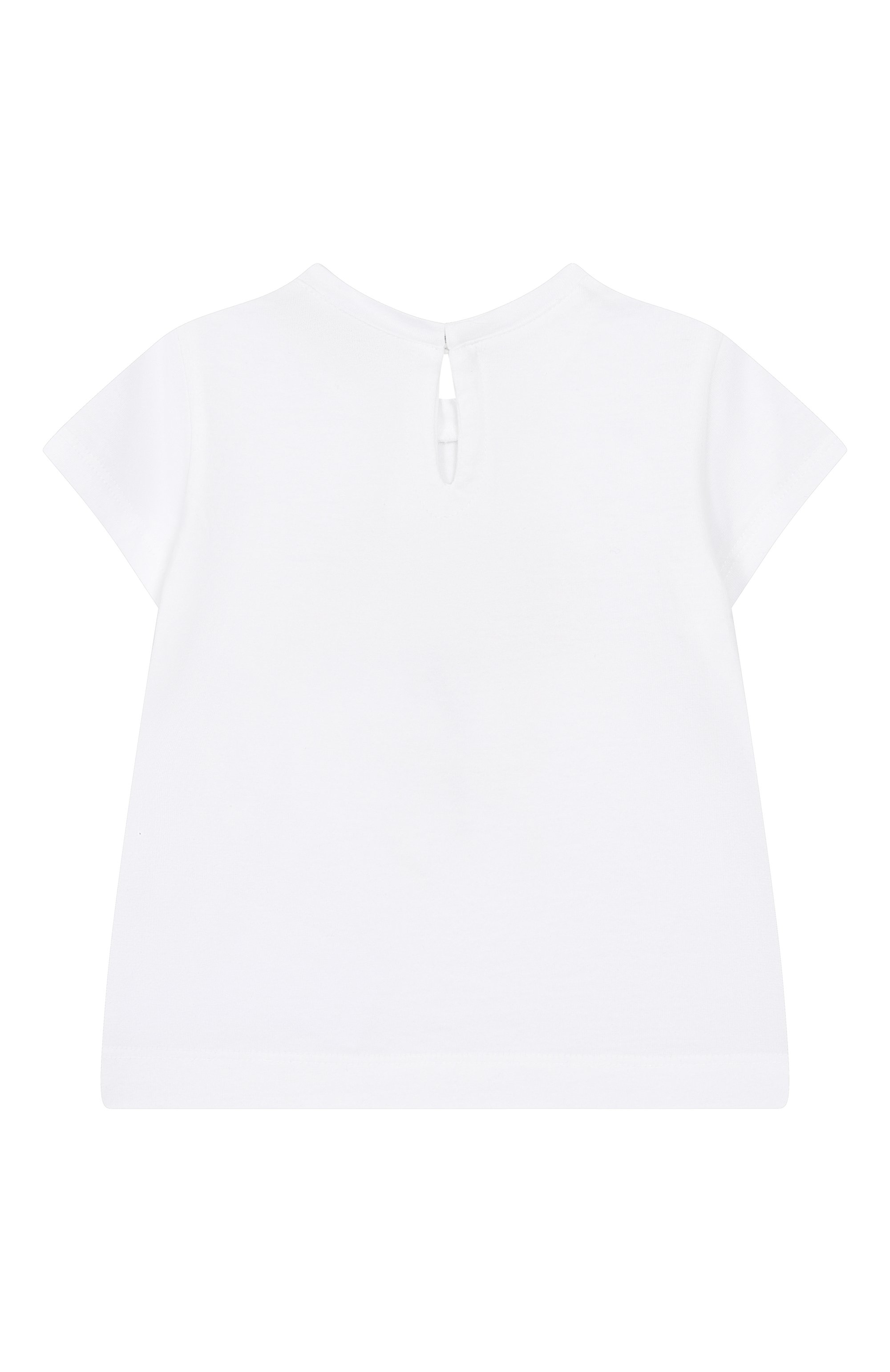 Хлопковая футболка MONNALISA, арт. 39E602, фото 2