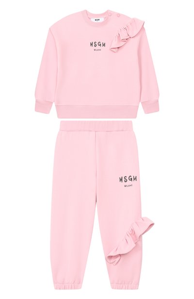 Комплект из свитшота и джоггеров MSGM KIDS, арт. F6MSNGTP333