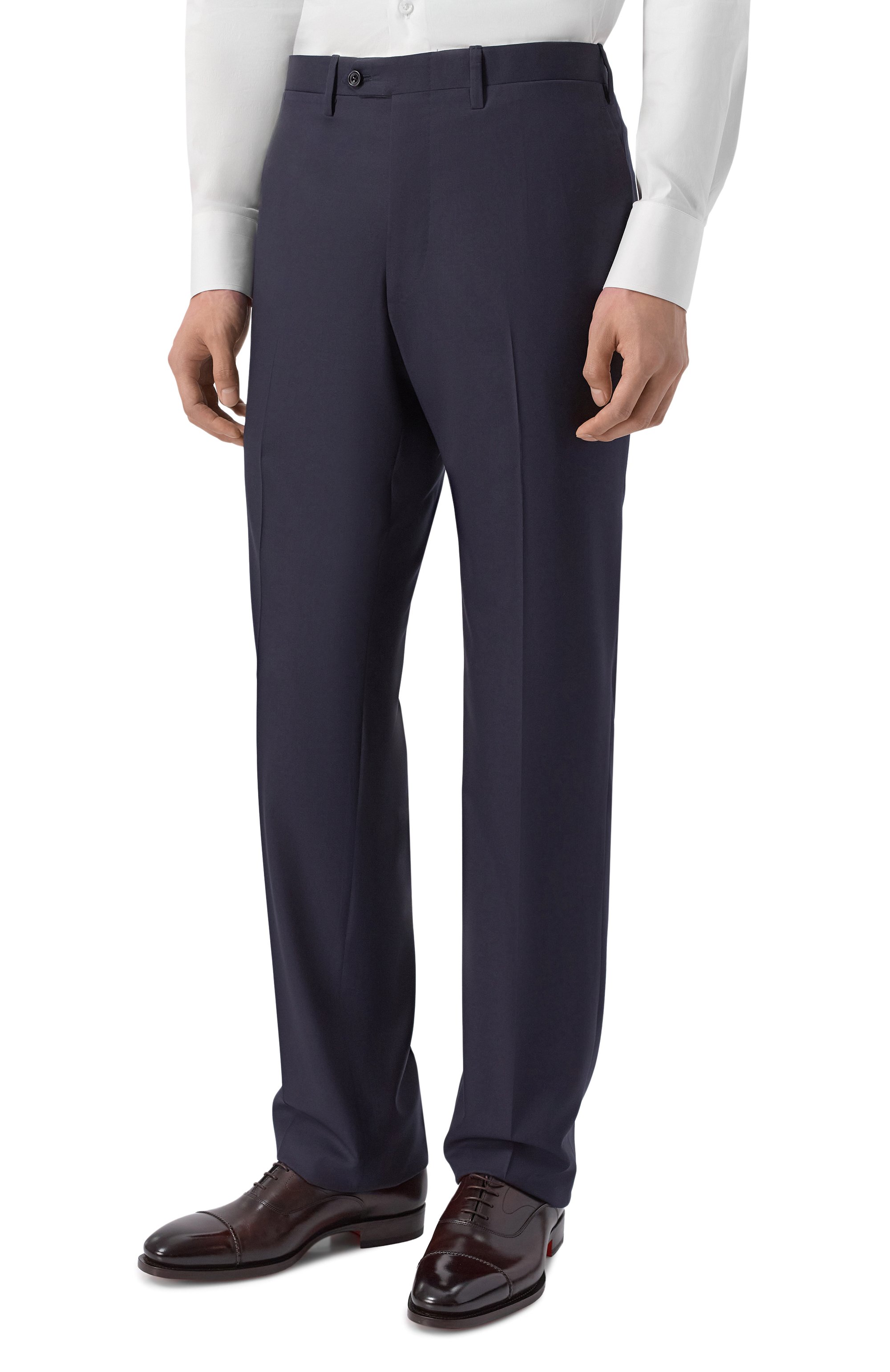 Шерстяной костюм KITON синего цвета по цене 1180000 руб., арт. UA81K09828_002, фото 4 Шерстяной костюм KITON, арт. UA81K09828_002, фото 4