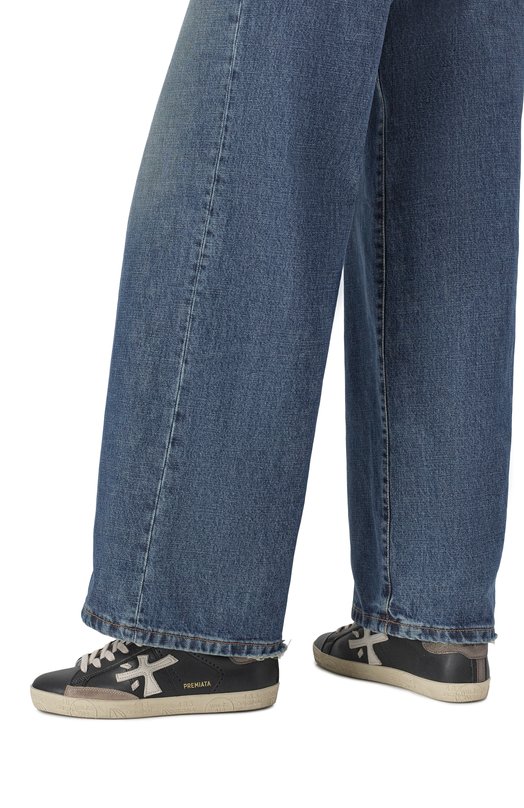 Кожаные кеды Steven D Premiata STEVEND/VAR 7603 Чёрный  STEVEND/VAR 7603 Фото 2