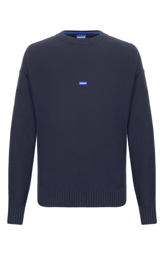 Хлопковый свитер HUGO Blue 50553601 Синий 50553601