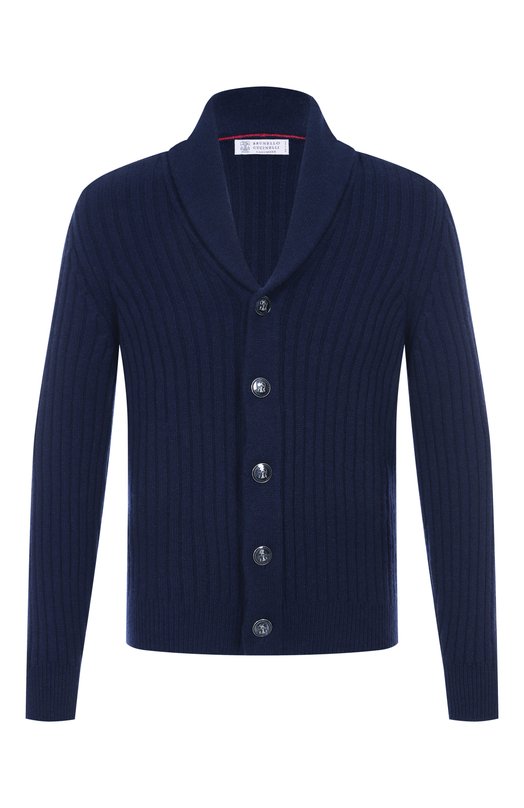 Кашемировый кардиган Brunello Cucinelli M22505506 Синий M22505506