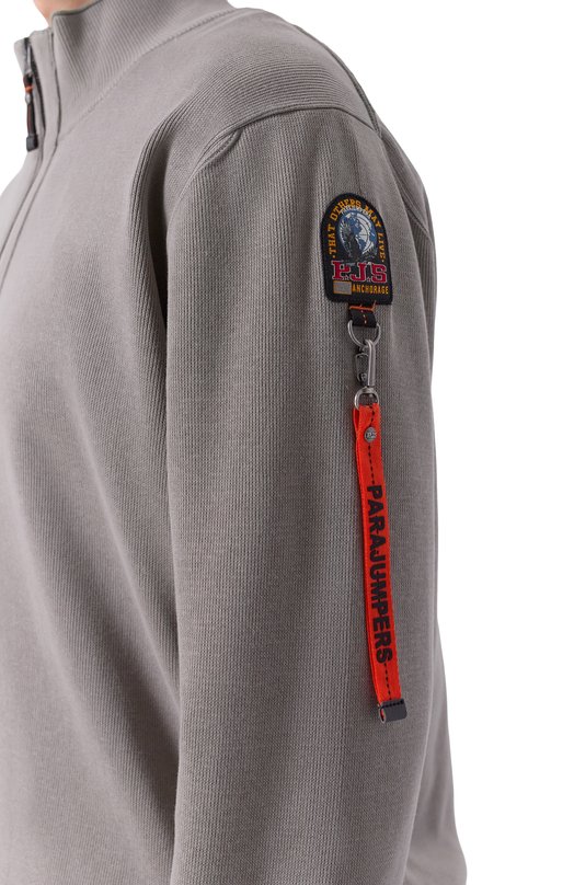 Джемпер из хлопка и вискозы Parajumpers 25WMPMKNRK05 Серый  25WMPMKNRK05 Фото 5