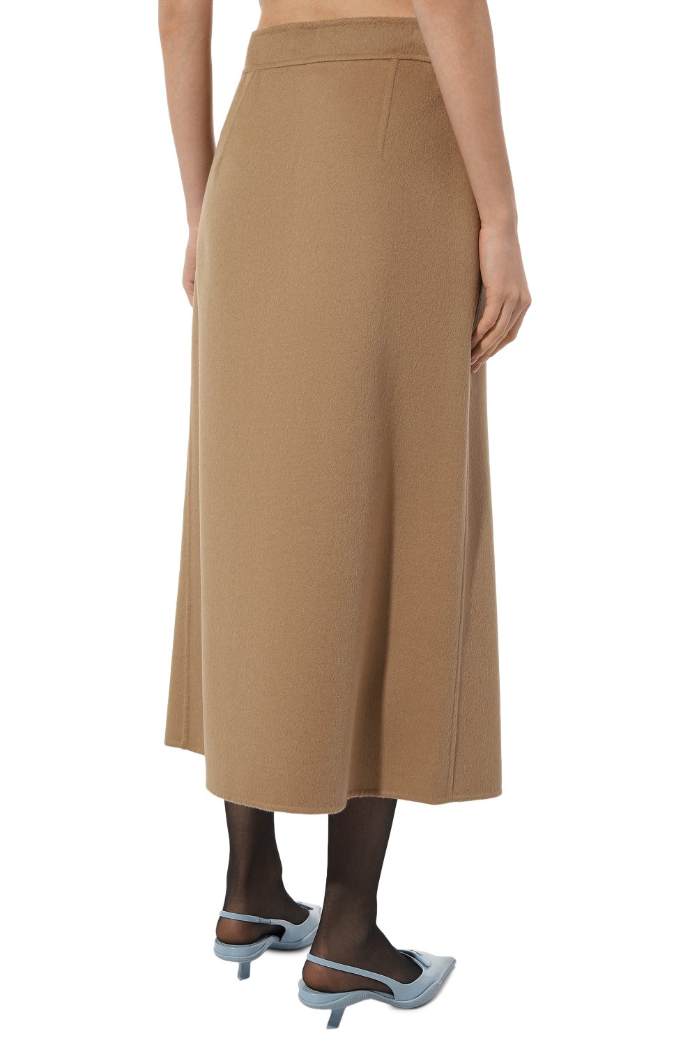 Шерстяная юбка PRADA, арт. P157S-1CRU-F0040-202, фото 4