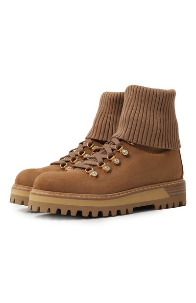 Женские замшевые ботинки st. moritz LE SILLA, арт. 7506R040M1PPP0W