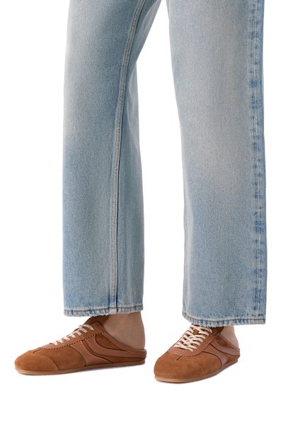 Женские замшевые сабо DRIES VAN NOTEN, арт. 011778/0126