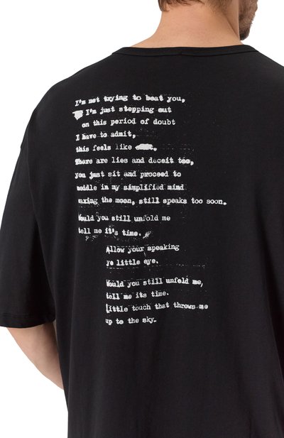 Хлопковая футболка ANN DEMEULEMEESTER, арт. B0013223/FA206, фото 5