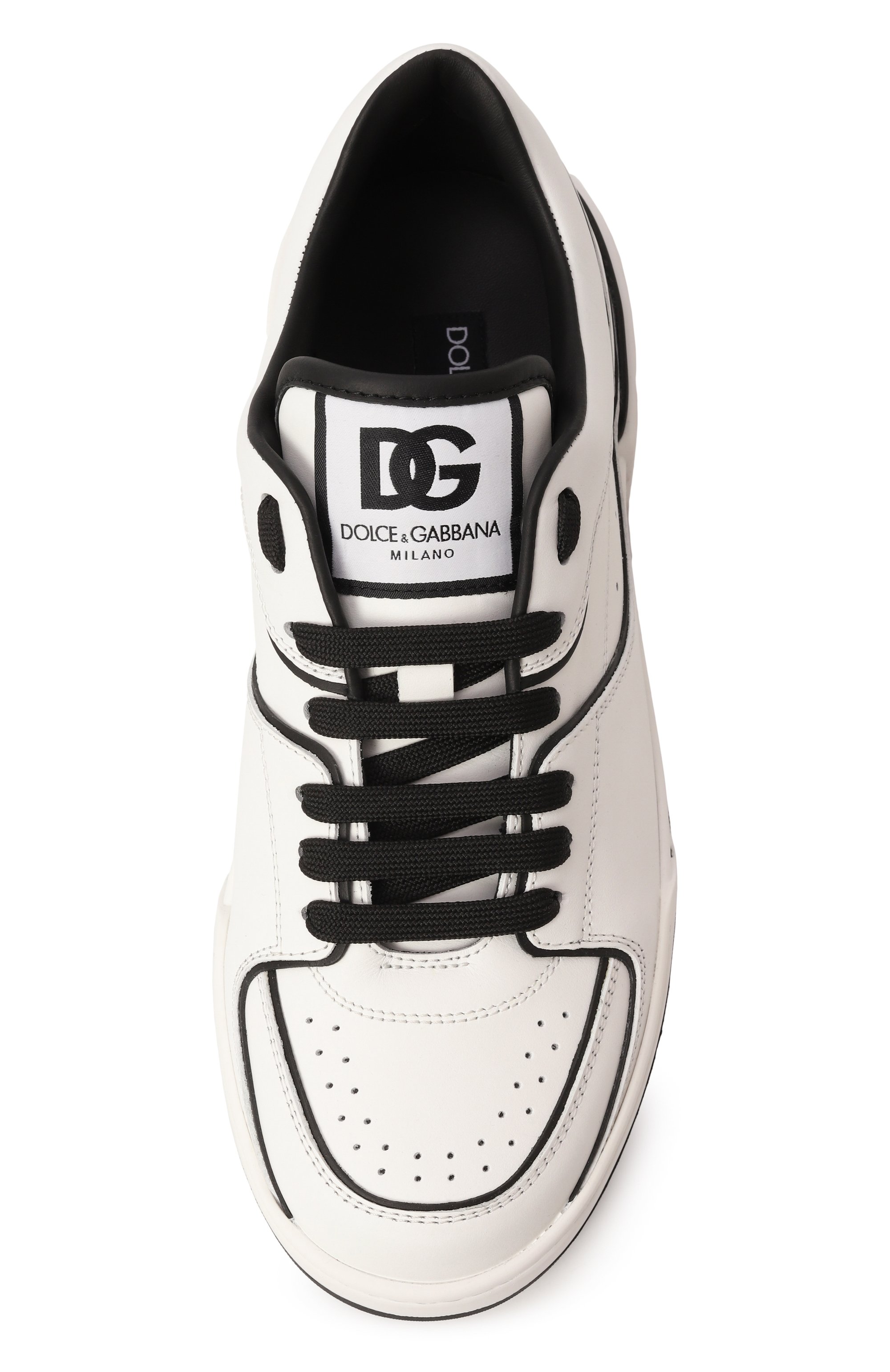 Кожаные кеды new roma DOLCE & GABBANA, арт. CS2036/AY965, фото 6