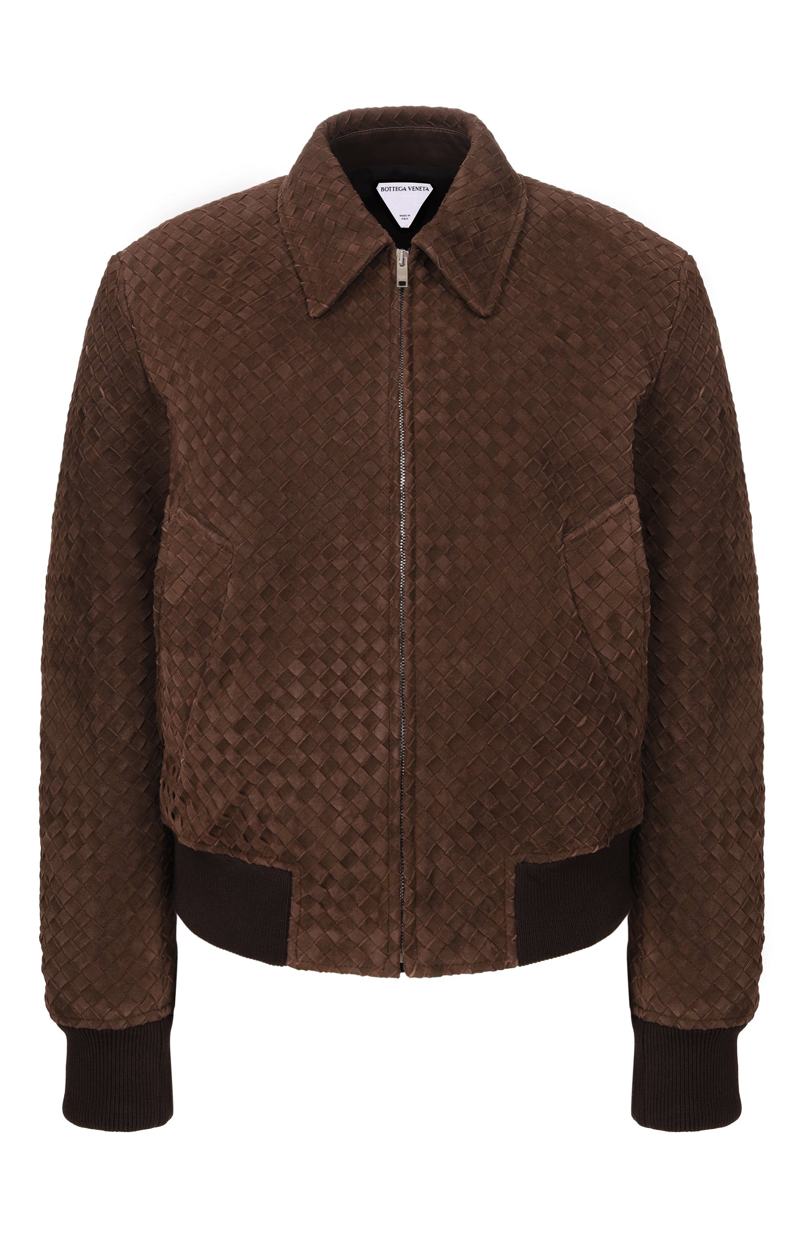 Замшевый бомбер BOTTEGA VENETA, арт. 875155/V6QU0, фото 1