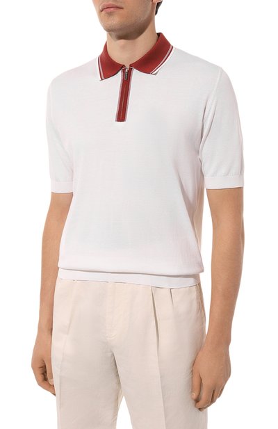 Поло из хлопка и шелка ZILLI, арт. KZP002M0142VUC000M, фото 3