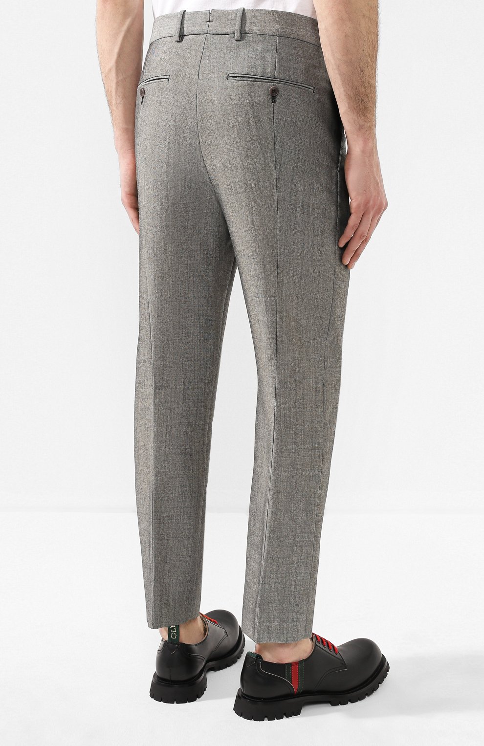 Хлопковые брюки ALEXANDER MCQUEEN, арт. 547716/QMU57, фото 4