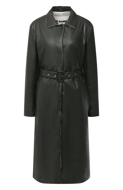 Кожаное пальто JIL SANDER, арт. JSPR651071-WRL00002A, фото 1