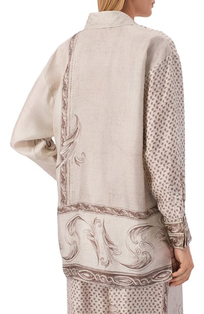 Шелковая рубашка MAX MARA, арт. MXMGRAD0, фото 4