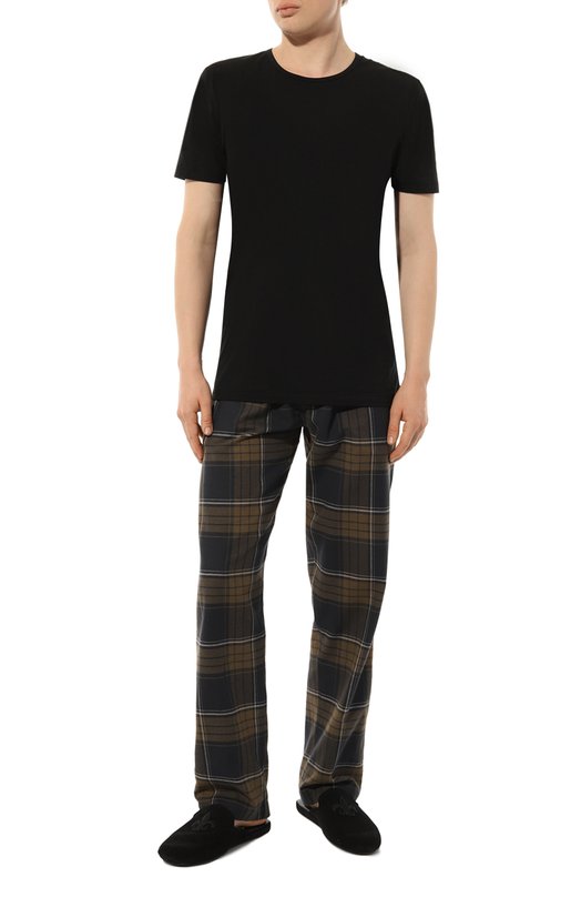 Хлопковая футболка Zimmerli 172-1461 Чёрный  172-1461 Фото 2