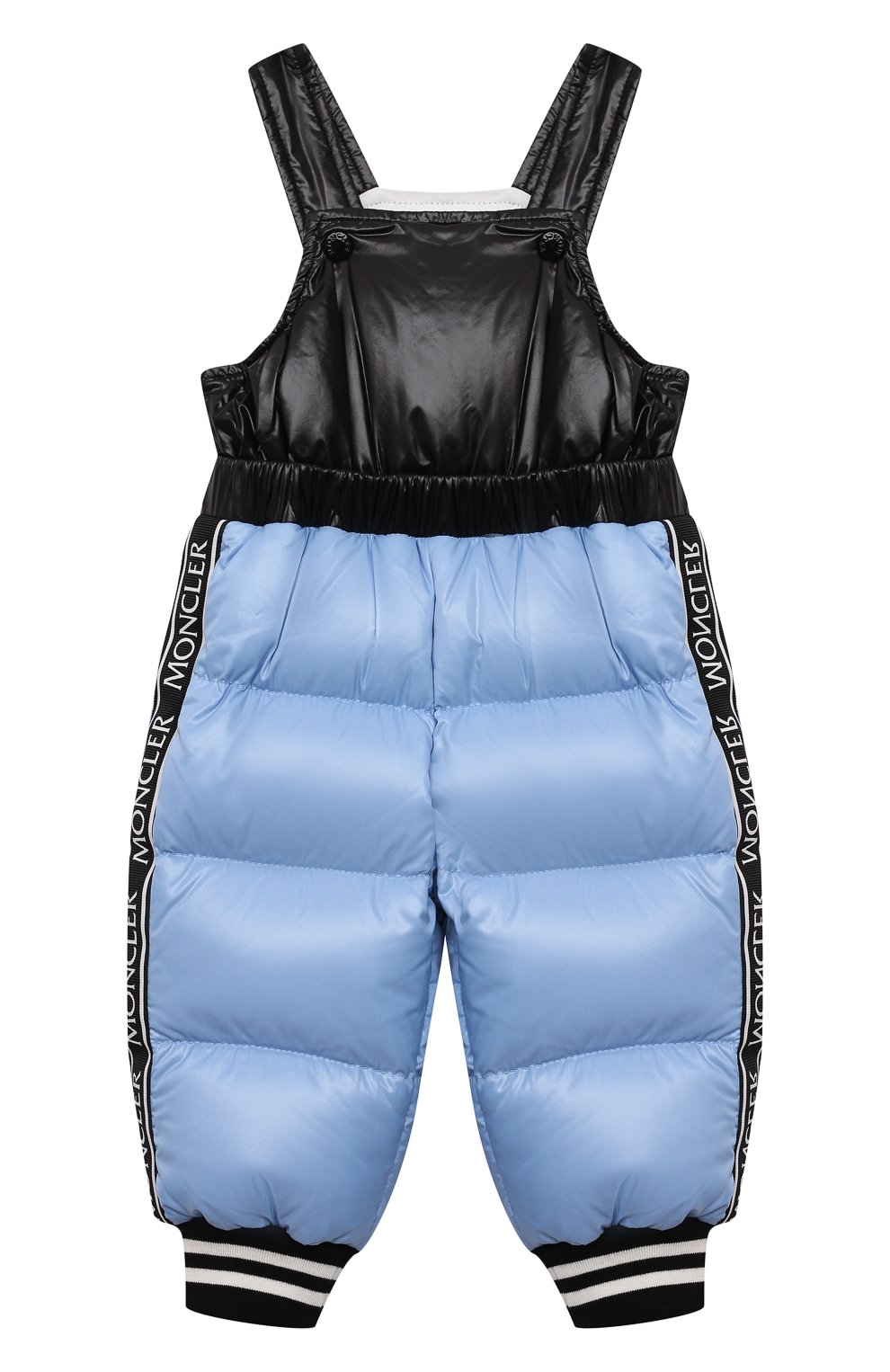 Комплект из комбинезона и куртки MONCLER голубого цвета по цене 69950 руб., арт. G2-951-1F515-20-68950/9-12M, фото 4 Комплект из комбинезона и куртки MONCLER, арт. G2-951-1F515-20-68950/9-12M, фото 4